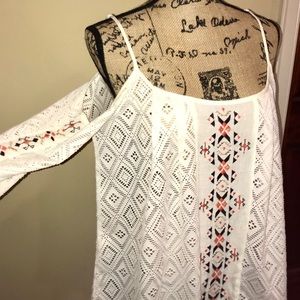 Miss Me bare shoulder 3/4 SL native stitching